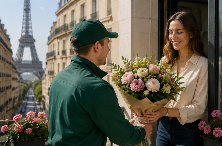 Bloemen bezorgen Frankrijk