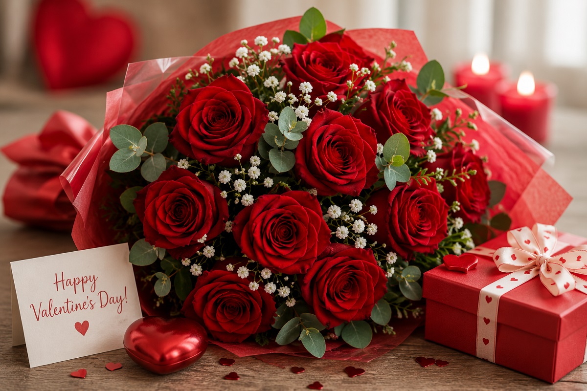 Valentijn bloemen
