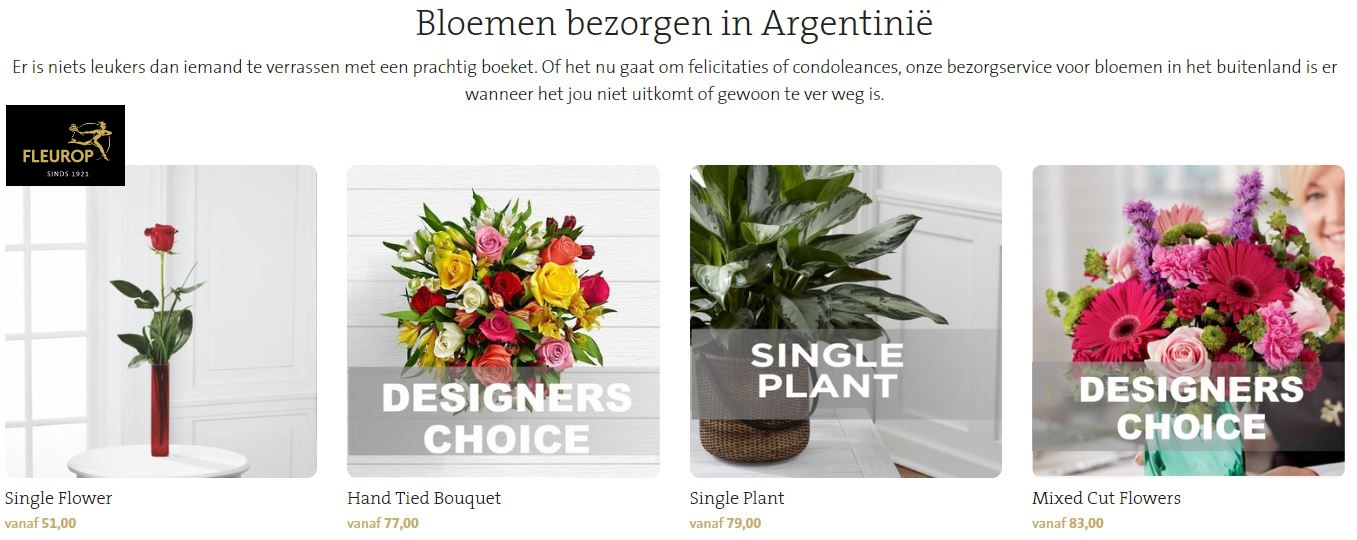 bloemen verzenden naar Argeninië