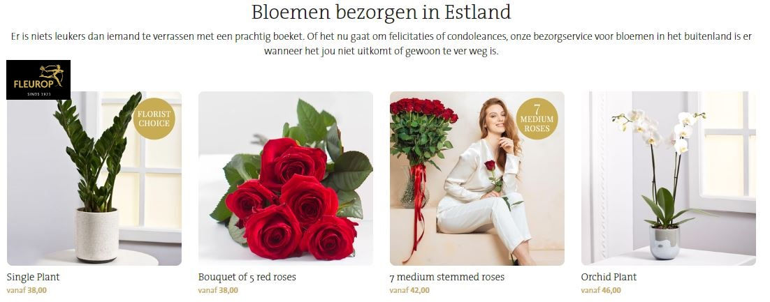bloemen verzenden naar Estland