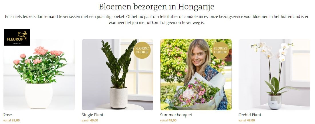 bloemen verzenden naar Hongarije
