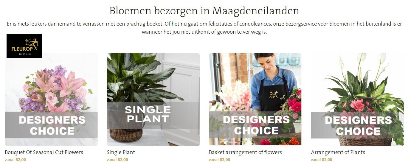bloemen bezorgen in de Maagdeneilanden via Fleurop