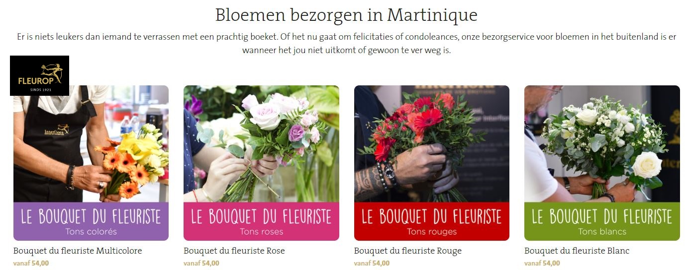 bloemen bezorgen in Martinique via Fleurop