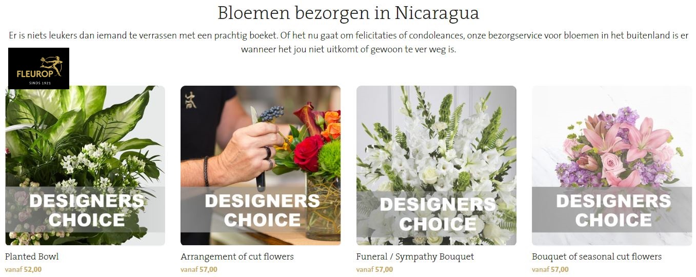 bloemen bezorgen in Nicaragua via Fleurop