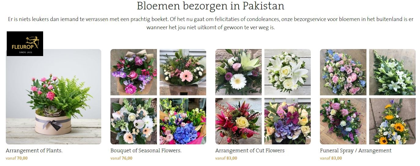 bloemen bezorgen in Pakistan via Fleurop