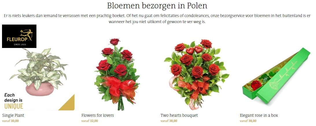 bloemen bezorgen in Polen via Fleurop