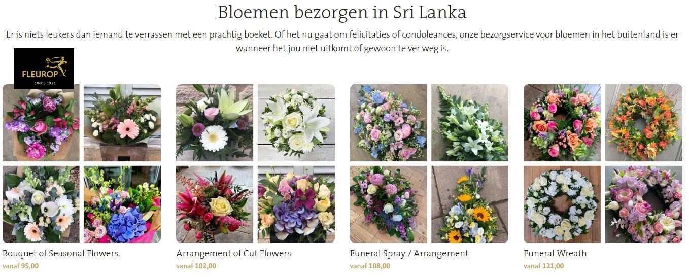 bloemen bezorgen in Sri Lanka via Fleurop