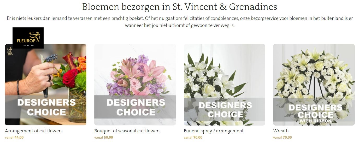 bloemen bezorgen in St Vincent & Grenadines