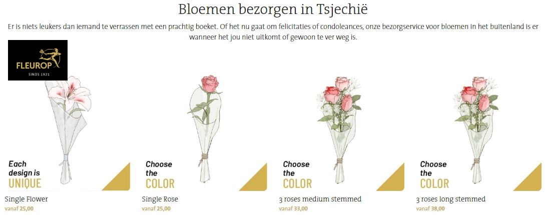 bloemen bezorgen in Tsjechi via Fleurop