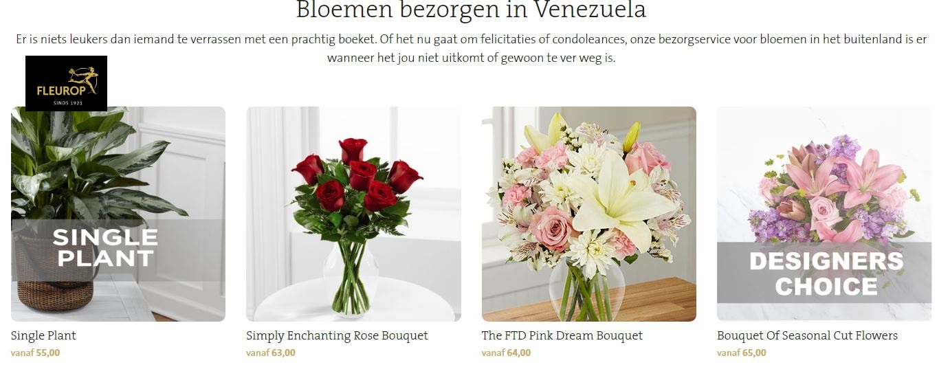 bloemen bezorgen in Venezuela via Fleurop