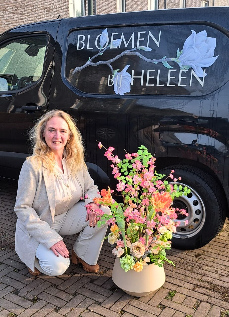 Foto van Bloemen bij Heleen in Sneek