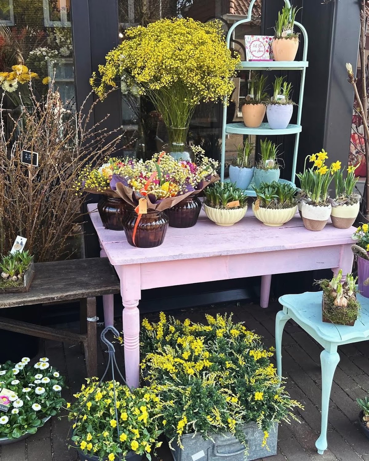 Foto van Bysûnder yn blommen in Gorredijk