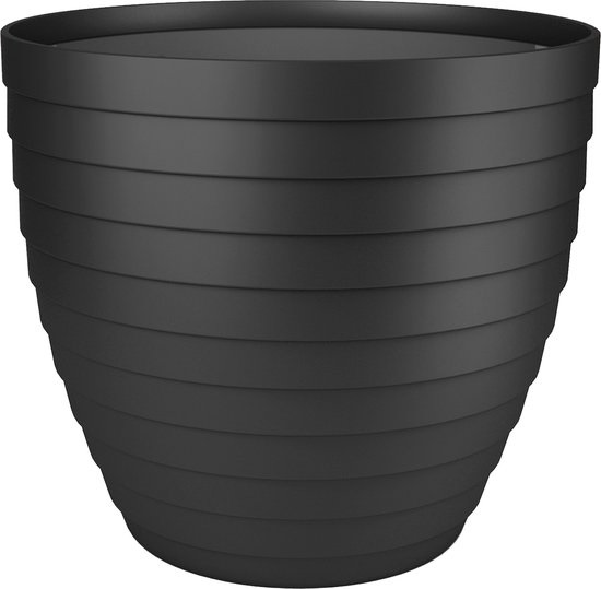 Bloempot zwart